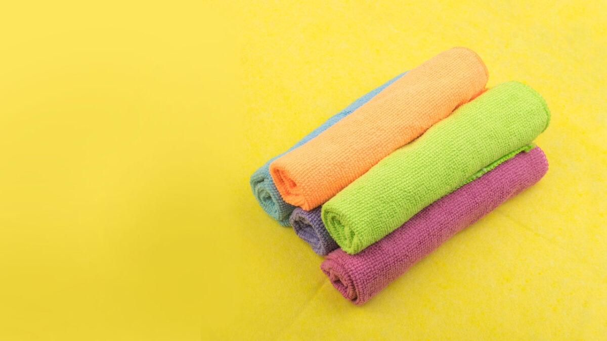 Microfiber wash top cloth